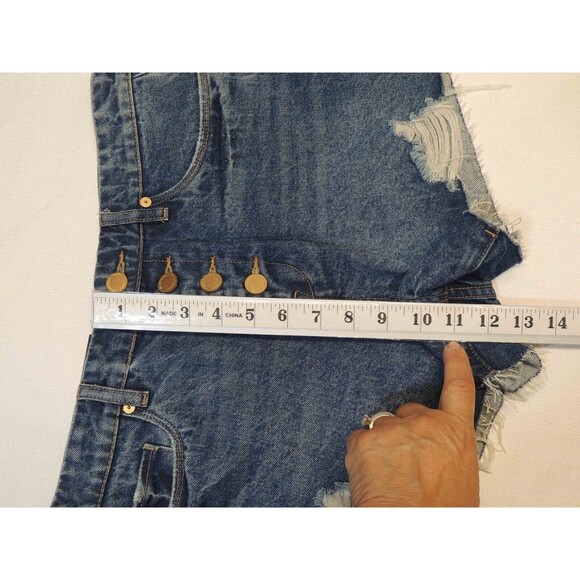 Blank NYC The Barrow Vintage High Rise Button Fly Shorts Sz. 28 NWT - Picture 7 of 8